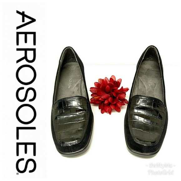 Aerosoles Shoes - 🌸Aerosoles-Final Exam Black Leather Flats-Sz. 6M Aerosoles Shoes - 🌸Aerosoles-Final Exam Black Leather Flats-Sz. 6M